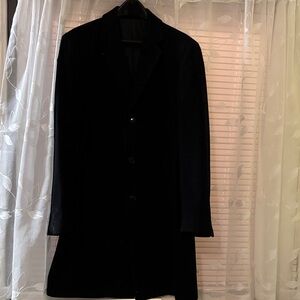 Men's Black Overcoat